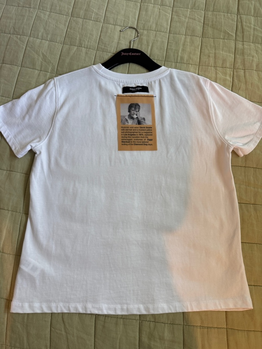 Zara David Bowie white T- Shirt